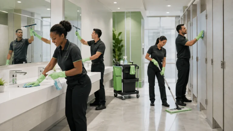 Restroom sanitation services